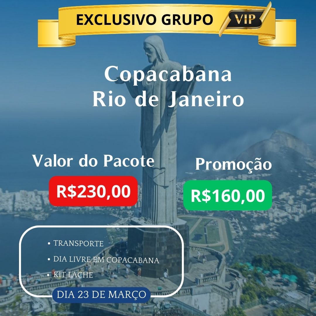 COPACABANA MARÇO DE 2025 - BLACK FRIDAY